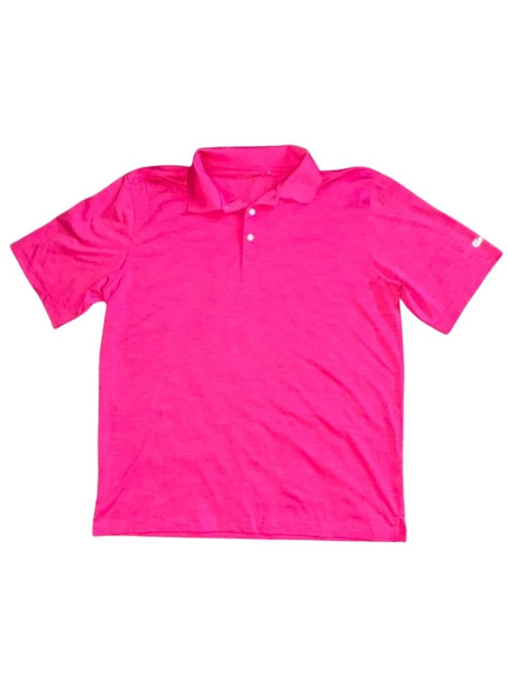 Walter Hagen Essentials Mens Polo Golf Shirt-Pink-Size Large-GUC